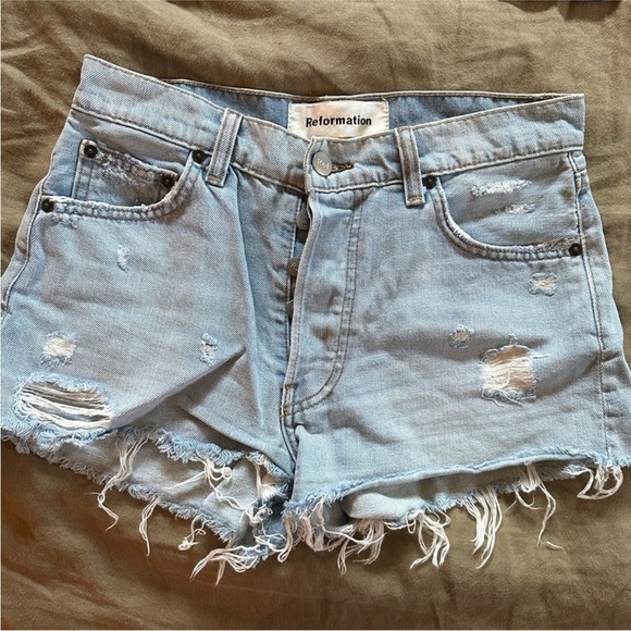 Reformation Pants - Reformation Cutoff Shorts